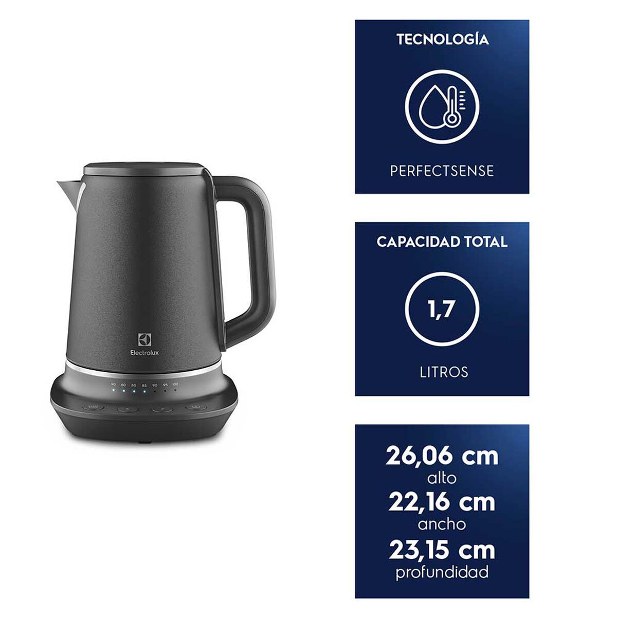 Hervidor El&eacute;ctrico Electrolux EKP70 1,7 L