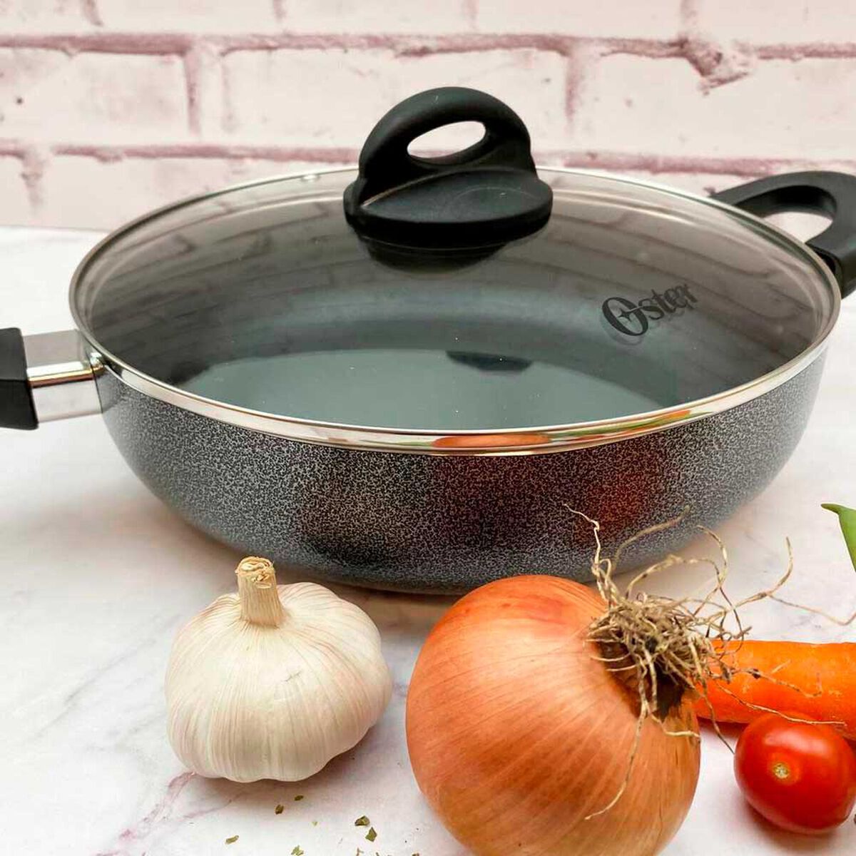 Sart&eacute;n Wok Aluminio Oster Clairborne 26 cm