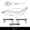 Colchón de Cuna Latam Home Zen Top Baby Hybrid 70 x 100 cm