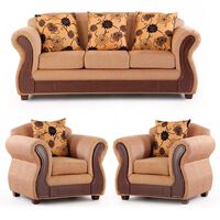 Juego de Living Kea Milano Sofá 3 Cuerpos + Dos Sillones 1 Cuerpo