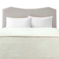 Frazada Flannel Illusions 2 Plazas Beige