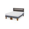 Cama Europea CIC Base Dividida 2 Plazas Excellence Plus + Respaldo Munich