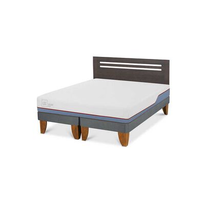 Imagen 2 del producto Cama Europea CIC Base Dividida 2 Plazas Excellence Plus + Respaldo Munich
