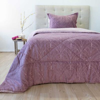 DORAL Cubrecama Doral 1.5 Plazas Outboss Estampado Nebula Sherpa D1