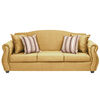Juego de Living Innovamuebles Azucena Sofá 3 Cuerpos + Dos Sillones 1 Cuerpo Oro 