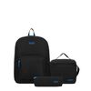 Triple Pack 6XT Mochila Ni&ntilde;o Xtrem Negro/Azul