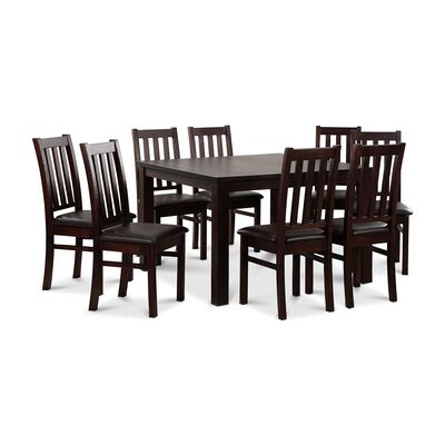 Juego de Comedor CIC Ñuble Chocolate 8 Sillas