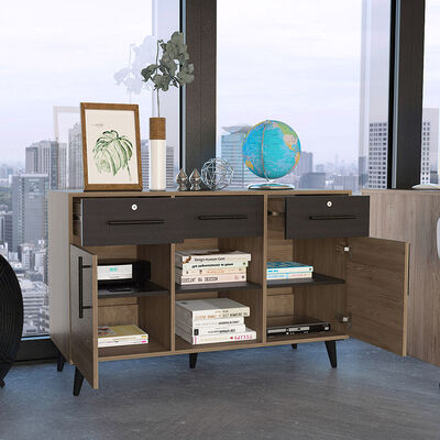 Imagen 2 del producto Armario Archivador Bilbao 2 Puertas - Miel / Wengue