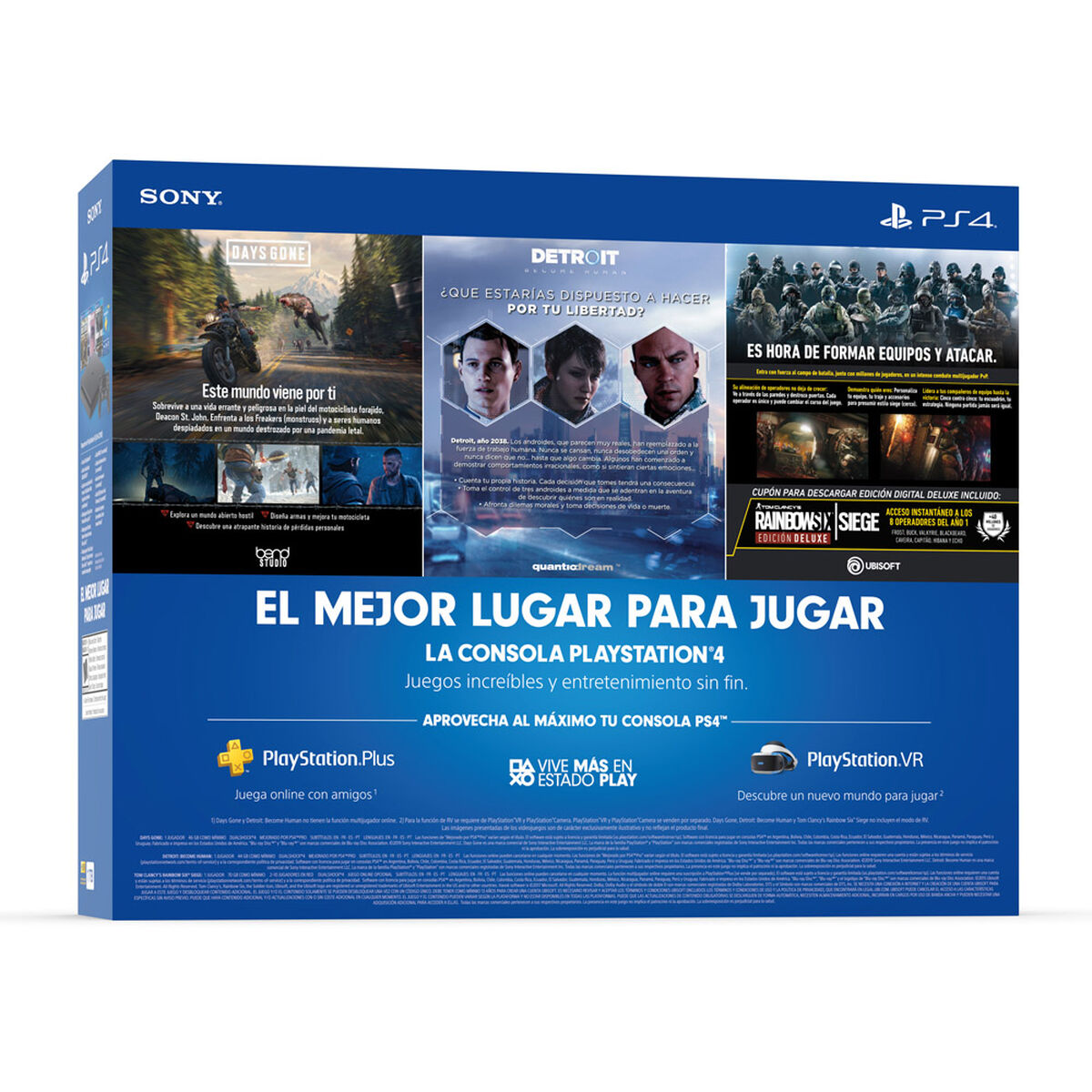 Consola PS4 Hits Bundle 5 1TB + 3 Juegos