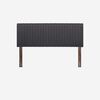 Cama Europea Rosen King Tempo Base Dividida + Respaldo Lucio