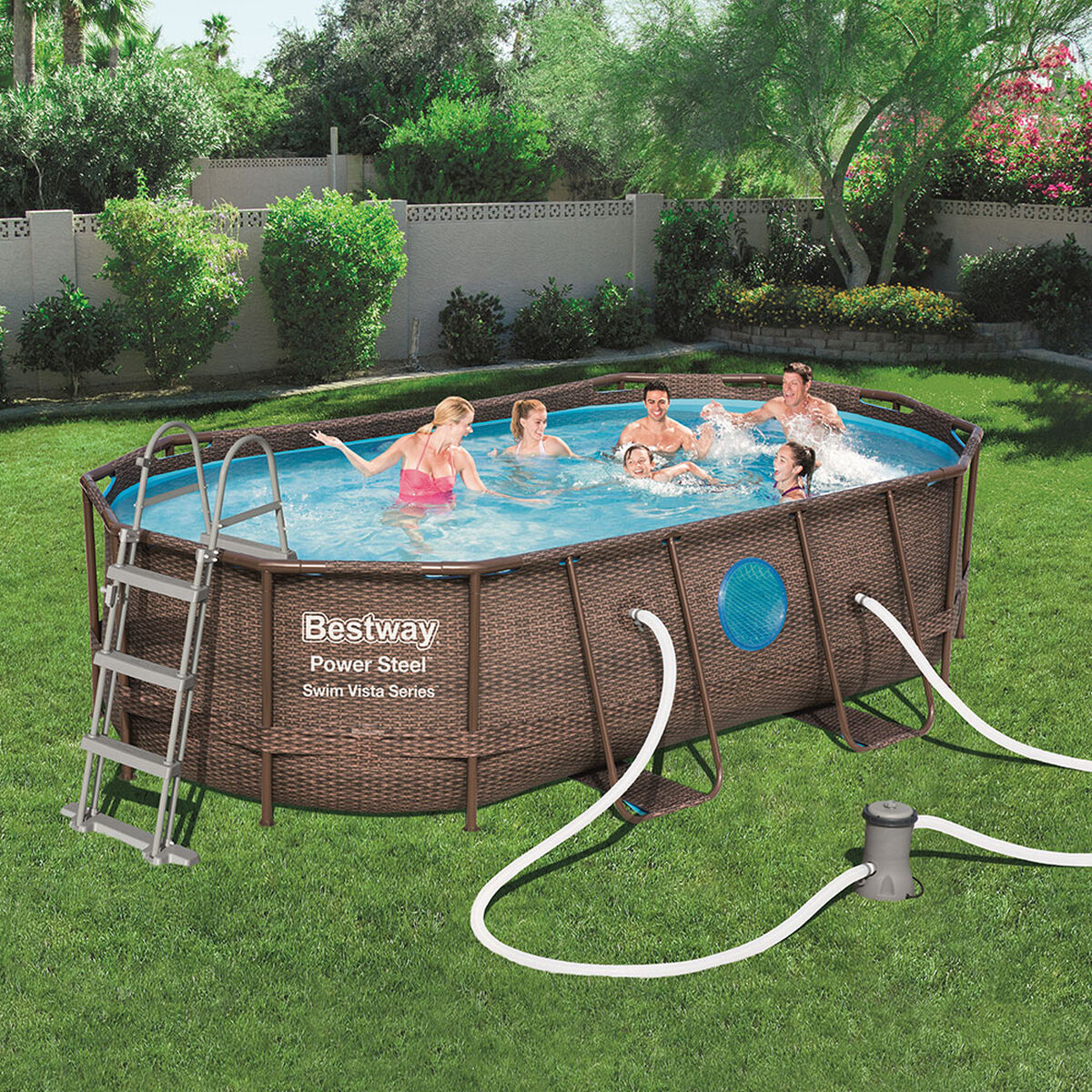 Piscina Estructural Bestway Ovalada 4.27M