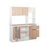Mueble de Cocina CIC Niza 1 Cajón 7 Puertas Blanco Alpino