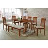 Juego de Comedor Fm Furniture Qatar M1800 6 Sillas 1 Banca
