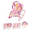 Silla Nido Mecedora con Vibración y  Melodía Rosada LuBabycas