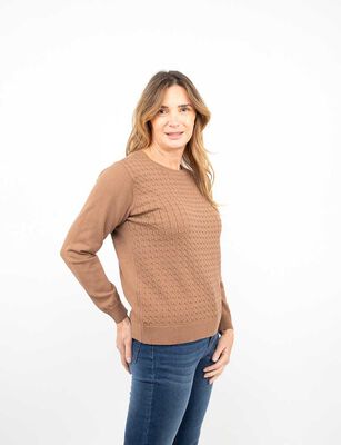 Imagen 1 del producto Sweater Mujer Portman Club Cafe, Denim, Negro, Rosado