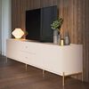 Rack TV Decocasa Jasper Hasta 75" Off White