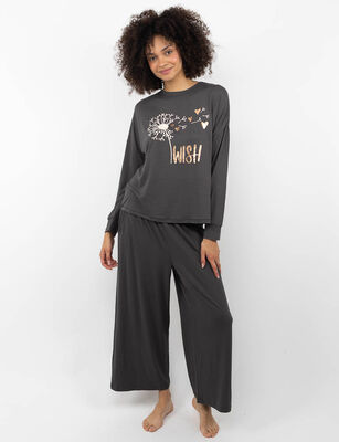 Imagen 2 del producto Polera Pijama Mujer Portman Club Grafito, Oliva