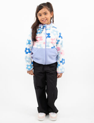 Imagen 2 del producto Polerón Polar Niña Chess Crudo, Rosado