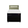 Cama Nido CIC 1,5 Plazas Premium + Respaldo Munich Olivo