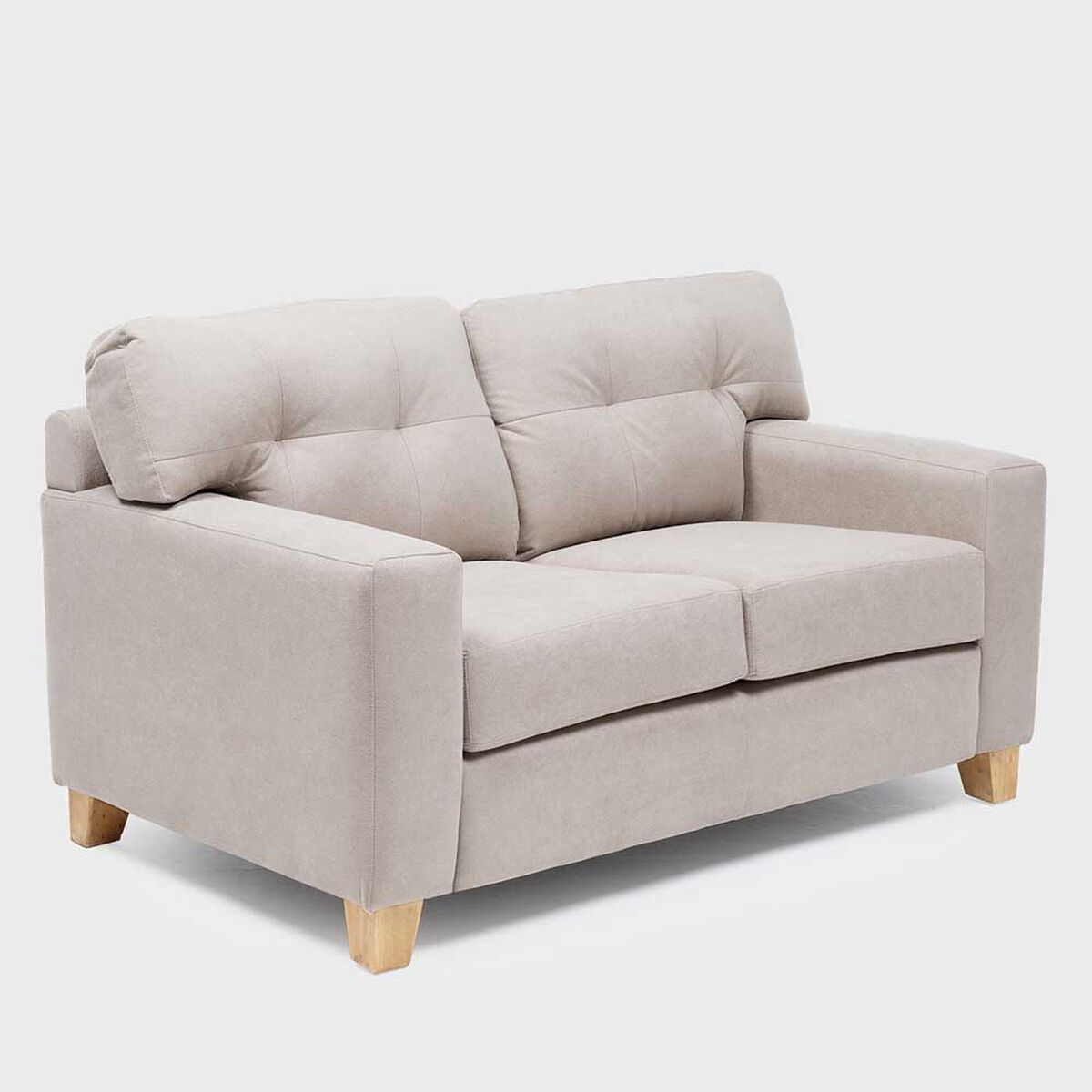 Sof&aacute; Almore Niza Tela 2 Cuerpos Beige
