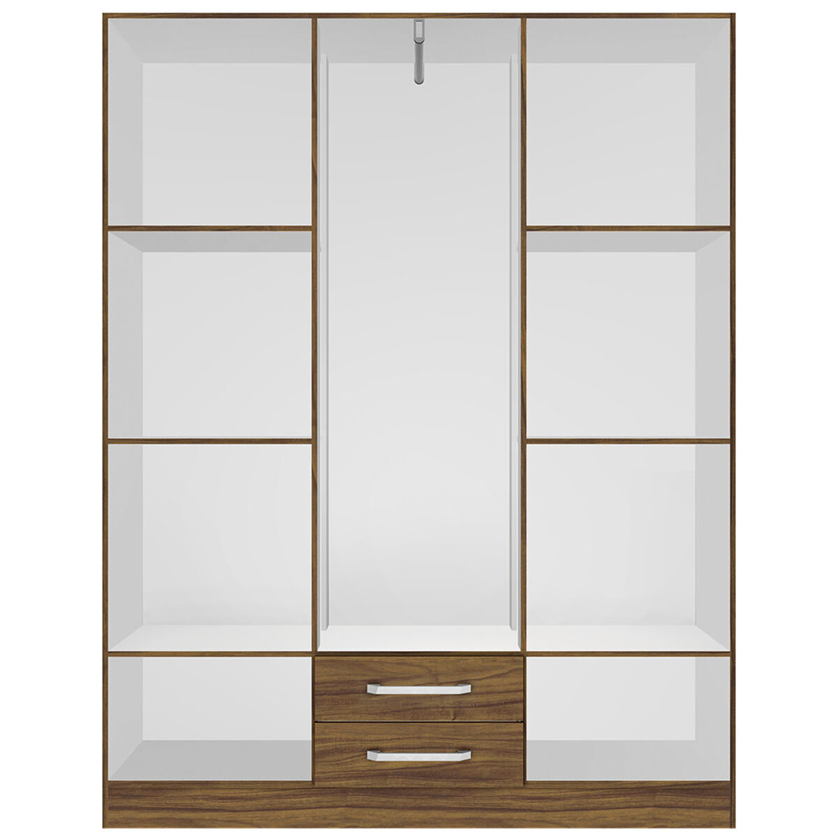 Clóset Casanova Nogal 6 Puertas 2 Cajones