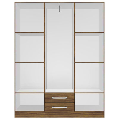 Imagen 2 del producto Clóset Casanova Nogal 6 Puertas 2 Cajones