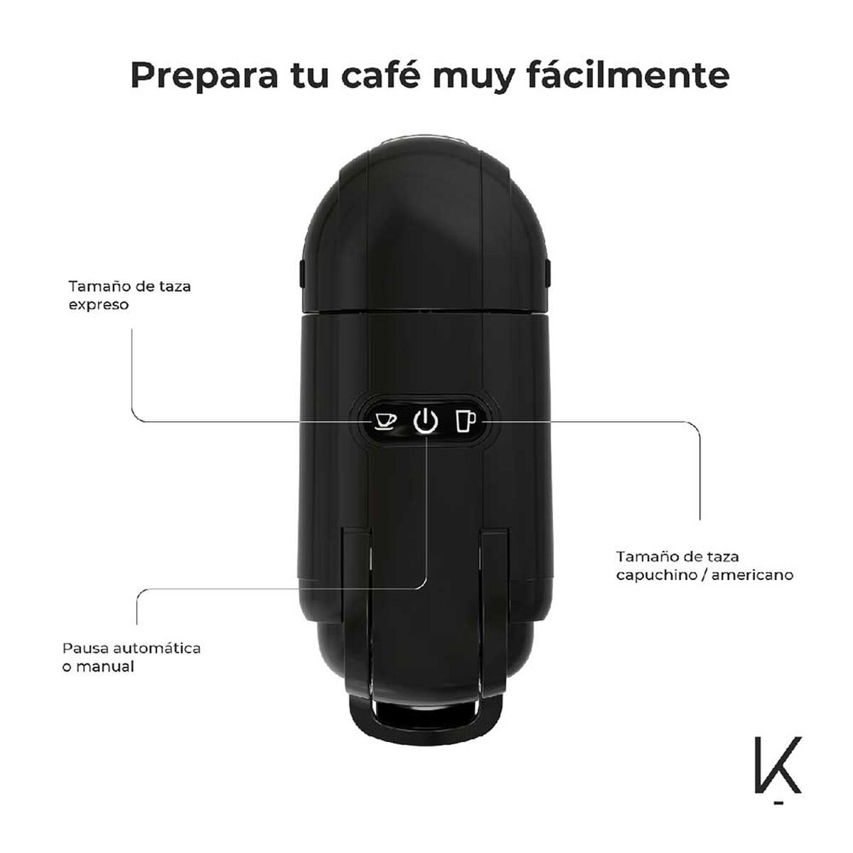Cafetera Eléctrica Kicthen-it Arezzo 1450W