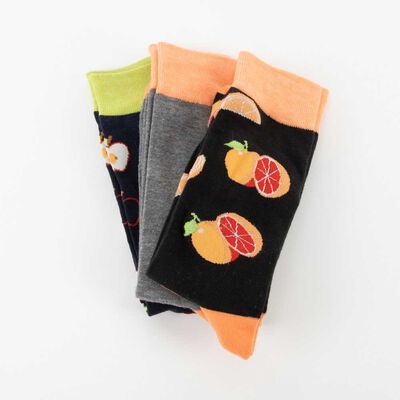 Imagen 2 del producto Pack 3 Calcetines Hombre Icono Gris-Oscur