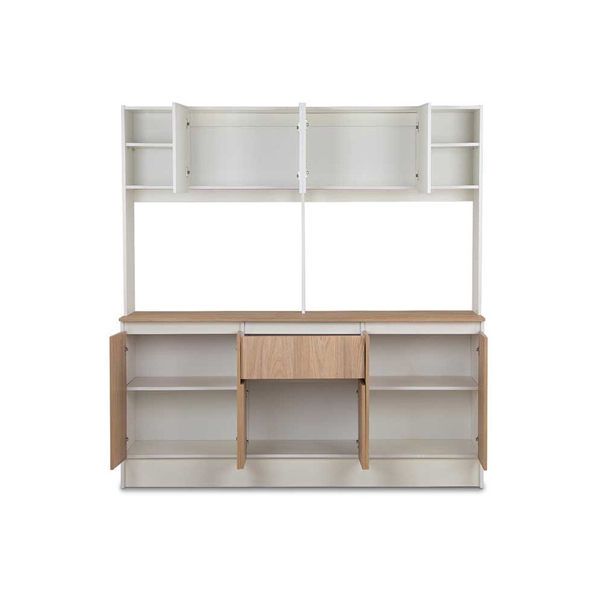 Mueble de Cocina CIC Ibiza 1 Cajón 8 Puertas Blanco Alpino