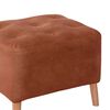 Pouf Latam Home Lyon Cuero Kentucky Tabaco
