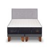Cama Europea CIC Base Dividida 2 Plazas Gran Premium + Respaldo Ganges
