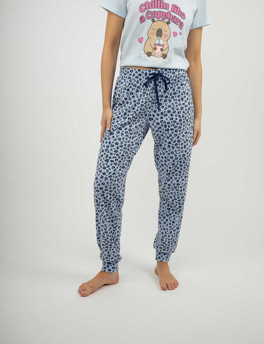 Pantalón de Pijama Largo Mujer Icono