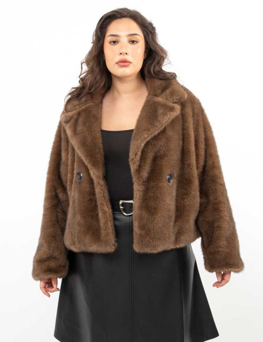 Chaqueta Peluda Mujer Extralindas
