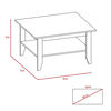 Combo Mesa De Centro + Arrimo Tuhome Essential 1