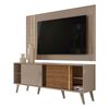 Rack TV Cronos Altavision Hasta 60" Café Gris Perla