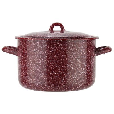 Imagen 1 del producto Cacerola Acero Vitrificado Fantuzzi Fundo Rojo 18 cm