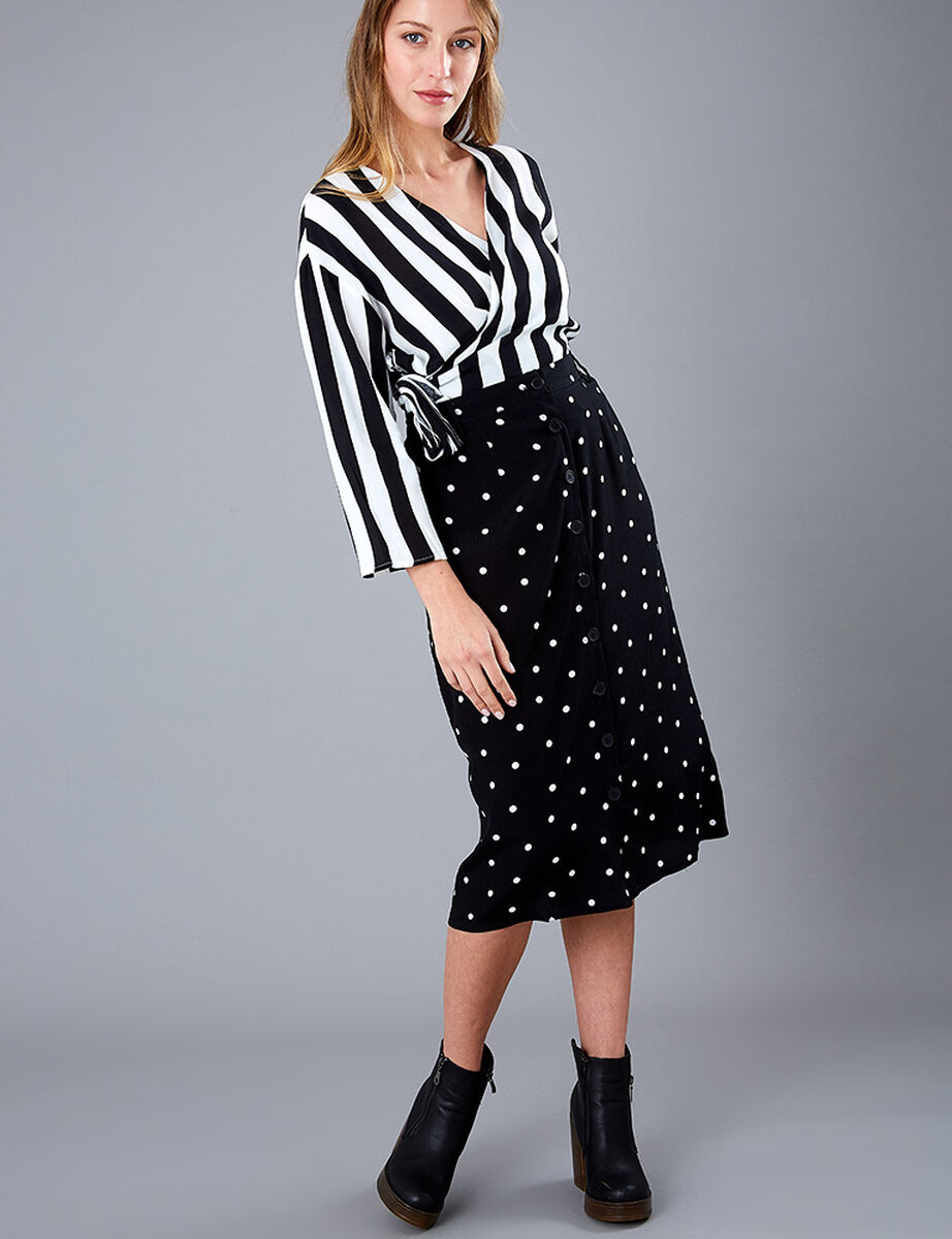 Falda Larga Lunares