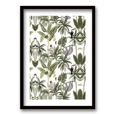 Cuadro Decorativo Retela Monos Selva 40 x 30 cm