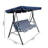 Sillón Columpio para Terraza Casanova 3 Cuerpos Azul Blanco