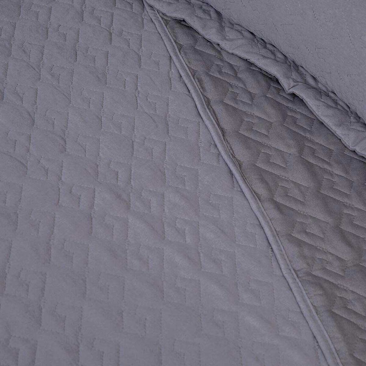Quilt Doral 2 Plazas Gris Velvety