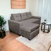 Sofá Seccional Muebles MPR Azalea 3 Gris