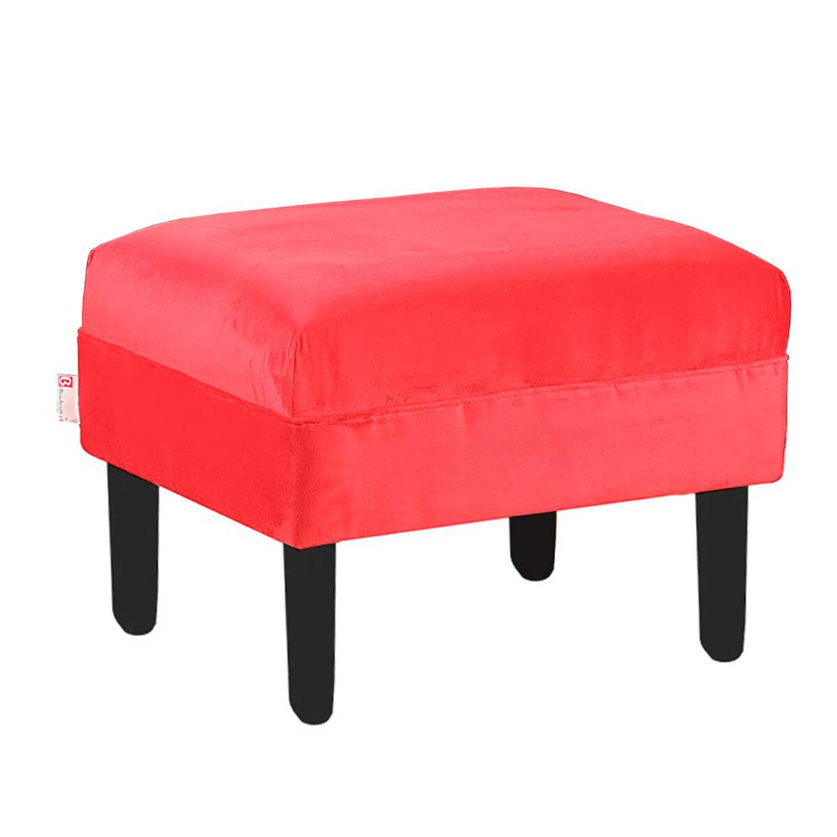 Pouf Bodevir Sky Felpa 00 Rojo