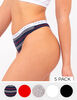 Pack 5 Calzones Colaless Mujer Tommy Hilfiger