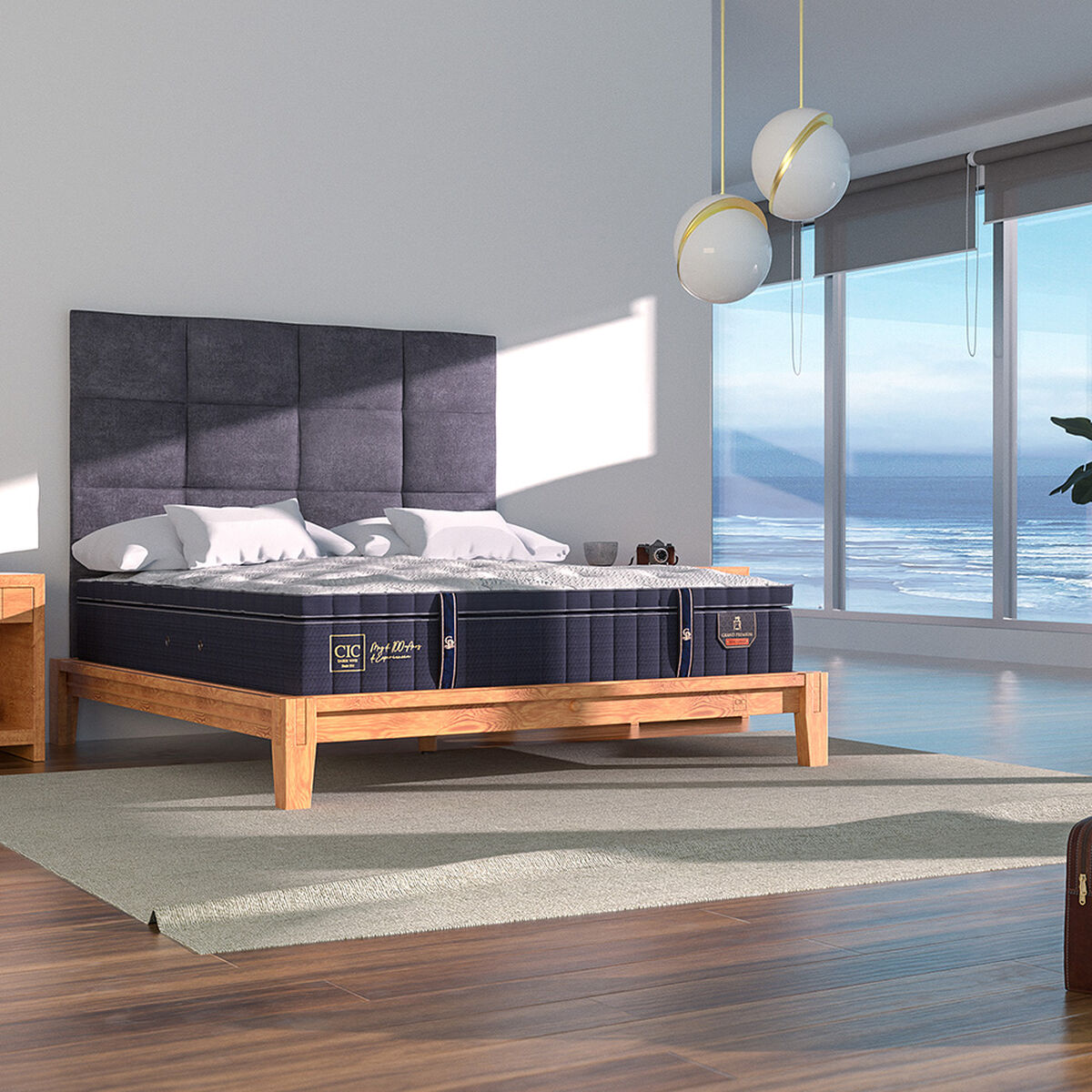 Cama Europea CIC King OAK Lux