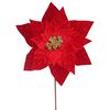 Adorno Navide&ntilde;o Flor Roja 35 Cm Casanova