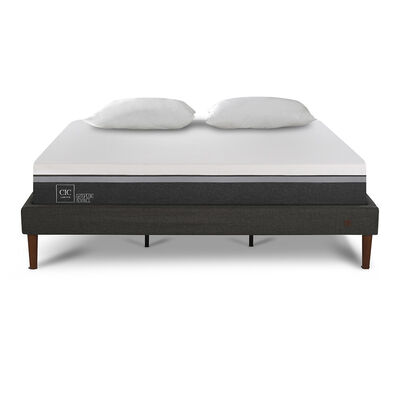 CIC Cama Europea CIC King Ortopedic Advance + Almohadas Viscoelásticas