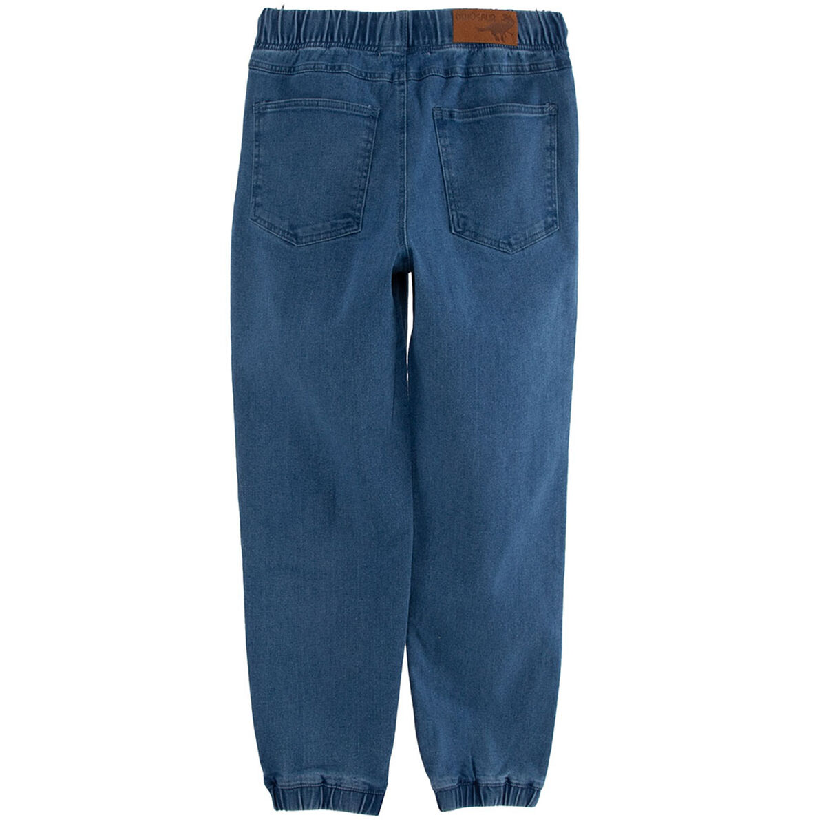 Jeans Jogger de Algodón Niño Chess