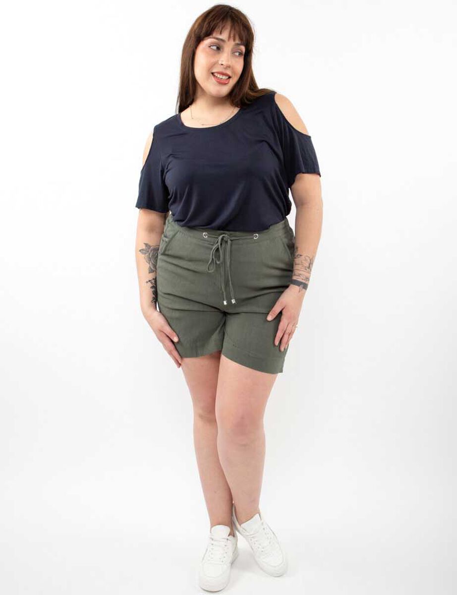 Short Lino Mujer Extralindas