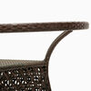 Juego de Terraza Rattan PVC Spazzio Soho 4 Sillas Café