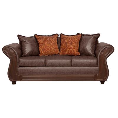 Imagen 1 del producto Sofá Black Factory Palermo 3 Cuerpos Chocolate